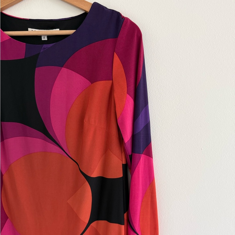 Trina Turk Geometric Colorful Mini Dress 4 - Picture 3 of 7